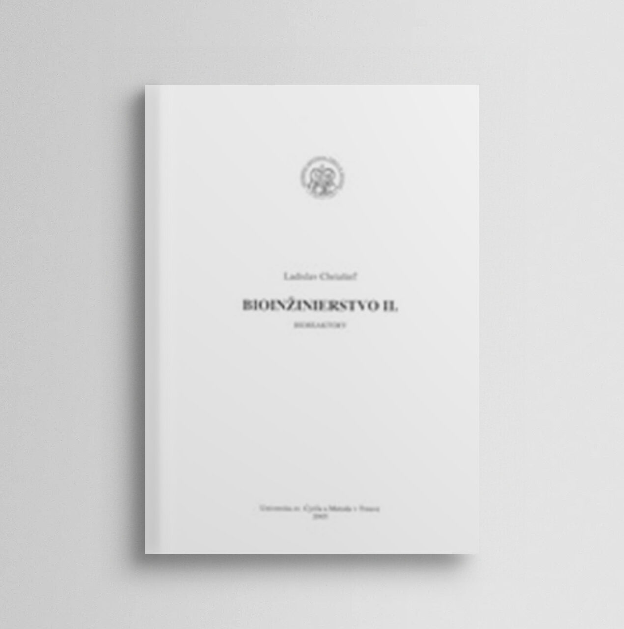 Bioinžinierstvo II. (Bioreaktory)