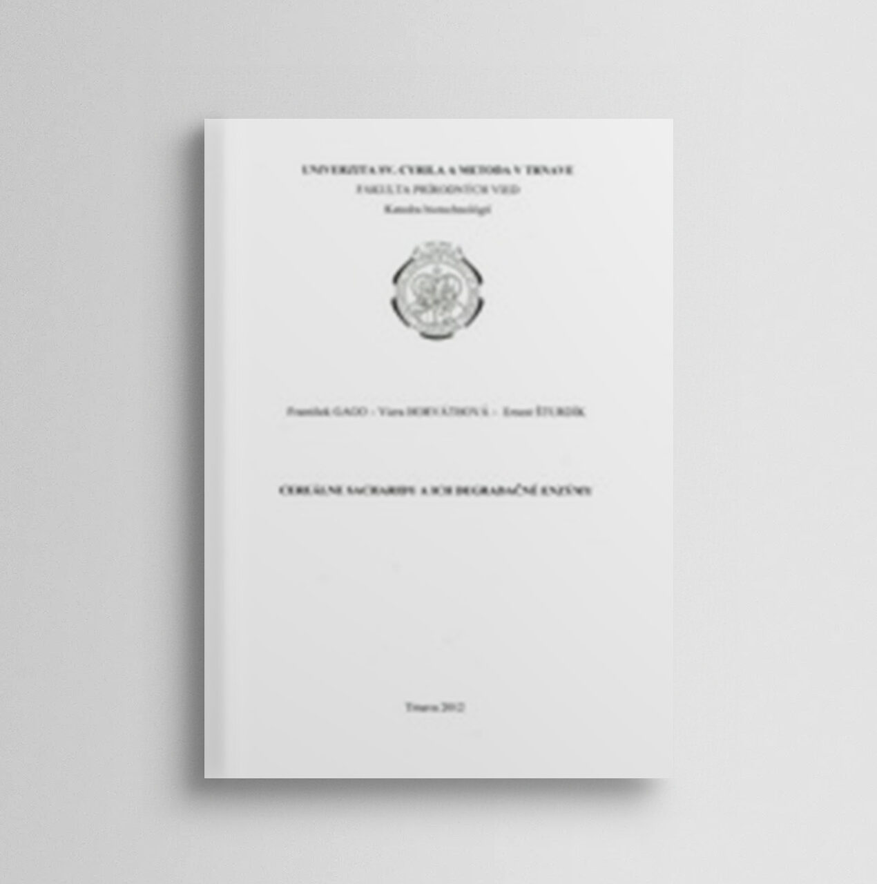 Cereálne sacharidy a ich degradačné enzýmy