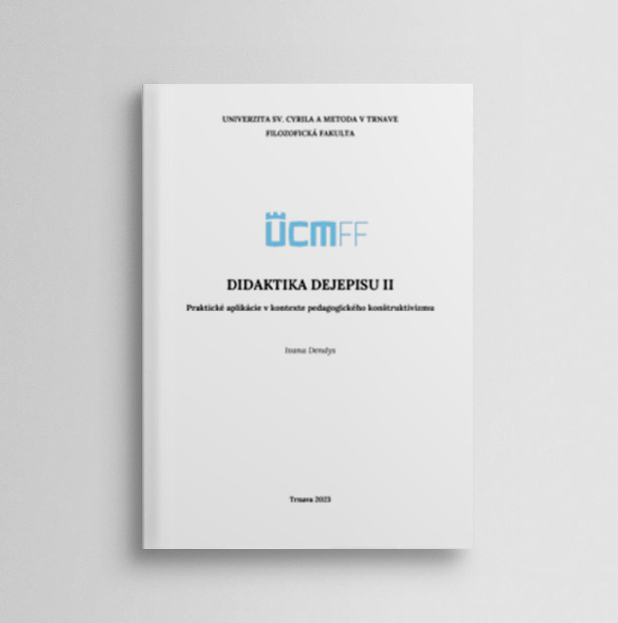 Didaktika dejepisu II.