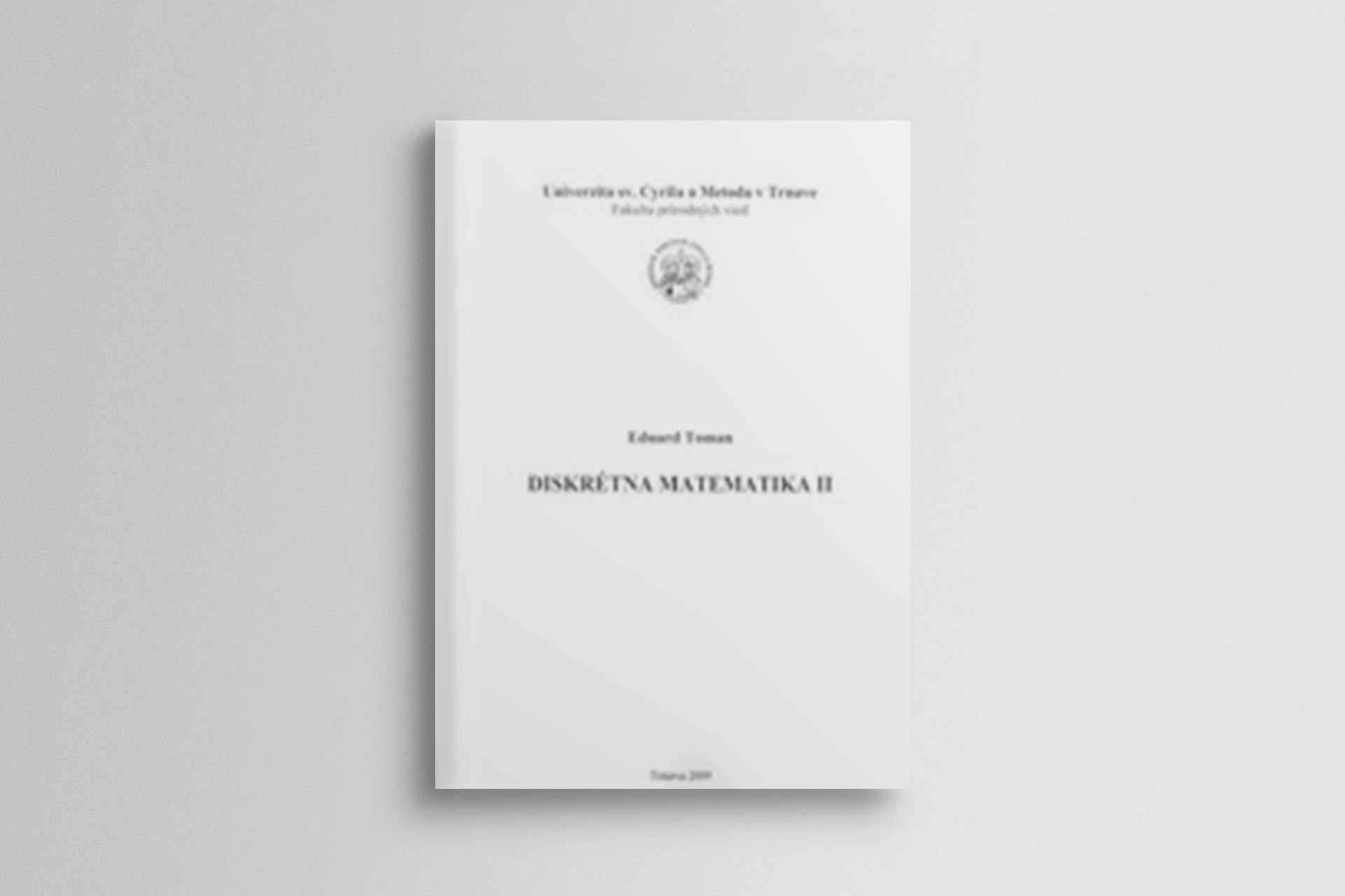 Diskrétna matematika II. (2. doplnené vydanie)