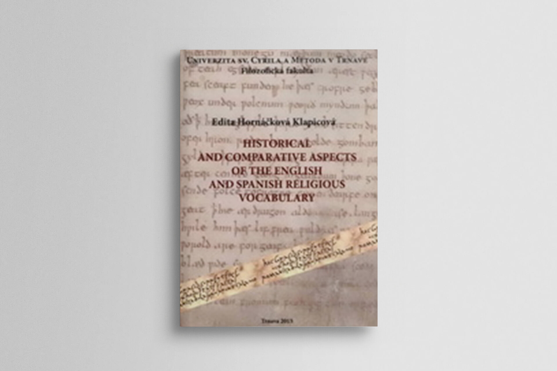 Historical comparative aspectsof the english and spanish religious vocabulary