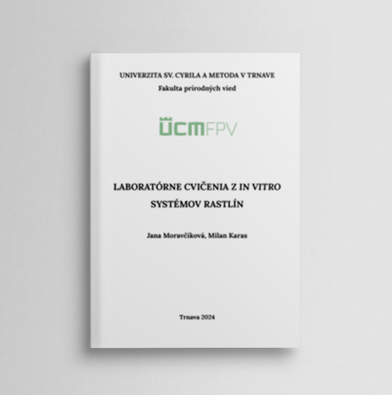 Laboratórne cvičenia z in vitro systémov rastlín