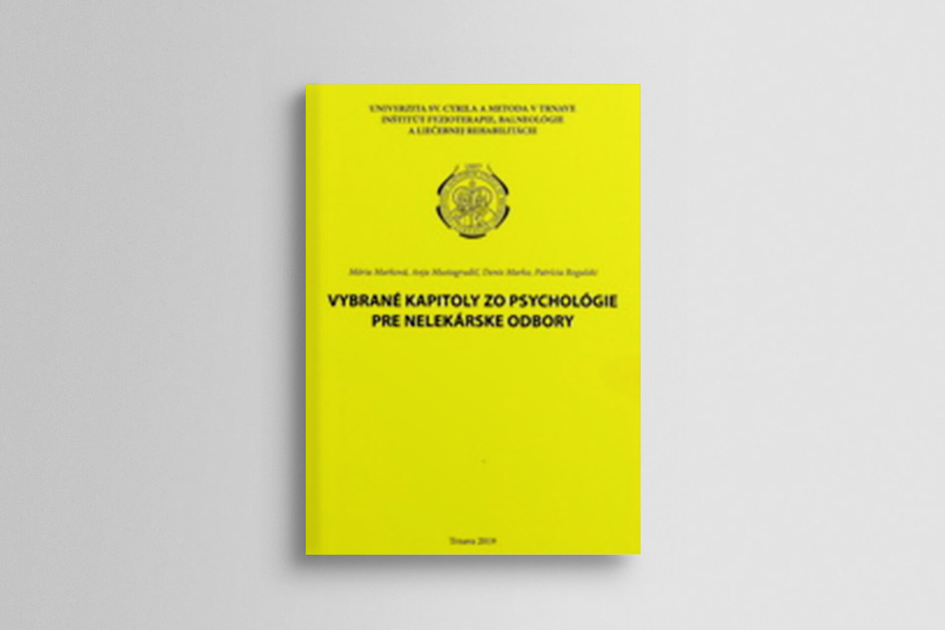 Vybrané kapitoly zo psychológie pre nelekárskej odbory