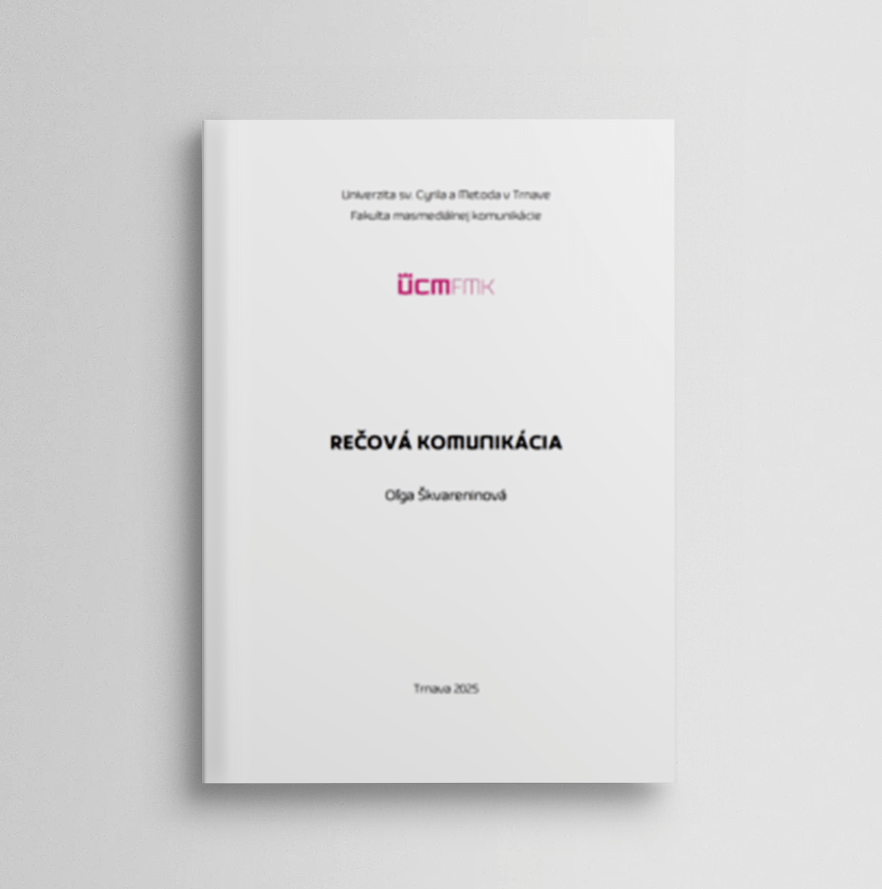 Rečová komunikácia